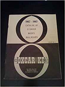Boxcar Ken Catalog 1962-1963