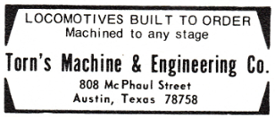 File:Torns Machine and Engineering advert Live Steam May 1969.PNG