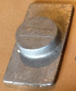 An un-machined casting, #201 "Center Plate", from Allen Models of Michigan.