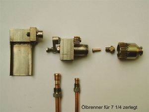 Components for improved Wulf-Dieter oil burner