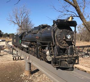 Frank Mann's 5001 arrived at Comanche & Indian Gap RR, 27 January 2018. It will rest here until repairs begin later this year. Photo by Danny Click.