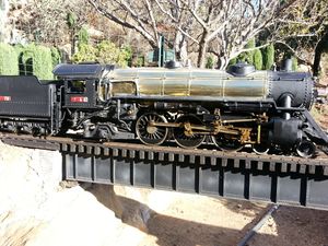 Victor Shattock's B&O President Washington 5300 as Warren P. Weiss purchased it, before repainting.