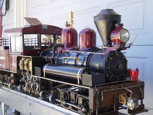 Gordon Corwin's Shay as restored by new owner Carl Herrera, from Chaski.org