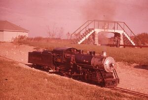 ID010: New Haven locomotive at Pennsylvania Live Steamers track. From eBay, August 2020. Seller stated photo was taken October 1961.
