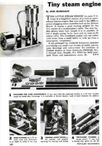 Caldwell Industries' Open Column Launch Engine, from Popular Mechanics 1973, page 1962.
