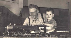 Victor Shattock, GGLS Founder, and his grandson "Kenny"