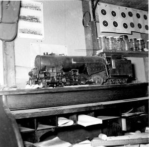 A 2-6-6 tank engine in 1/2 inch scale built by Rex Smith. Photo by A.W. Leggett, posted by Steve Bratina on Chaski.org