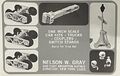 Advertisement for Nelson W. Gray products appearing in Live Steam magazine, October 1974.