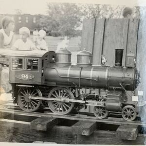 This 4-4-0 No.94 is Stanley Robinson’s B&O I-1. Photo from 1960's in Pennsylvania