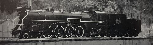 George Dimond's 6017 in 3/4 inch scale, from Modeltec, May 1984.