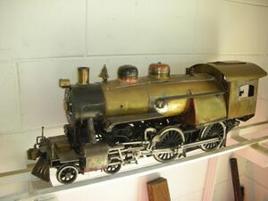 A 3/4 inch scale Reading 4-4-0 built by Enos W. Yoder.