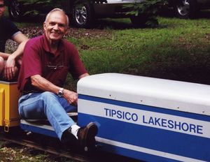David Booth at Tipsico Lakeshore Railroad.