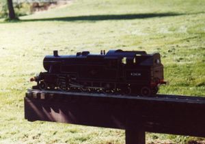 Ian Wynds 2-6-4-T locomotive. Steve Bratina said he always remember this engine as a real museum piece.