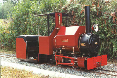 This is the original Wendy as built by Meg Steam Inc. Photo provided by Mike Massee.
