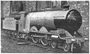 The Atlantic type engine running at Rhyl