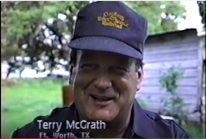 Terry McGrath at the Comanche & Indian Gap Railroad Fall Meet, 1992. From https://www.youtube.com/watch?v=qQZWcLmvGec