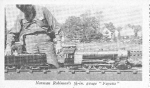 Norman Robinson's 3-1/2 inch gauge "Fayette".