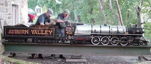 Auburn Valley Railroad Northern #401 built from Little Engines castings.