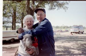 Bob and Louise Gray at the AVWRR sometime in the 1990's.