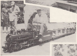 Ray Gifford of Southern California Live Steamers and 10 wheeler.