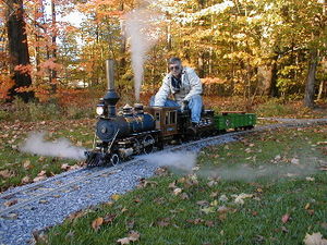 Bret Keuber's Minnie Number 13. Fall running at Frosty Hollow on the P. D. C. R. R.